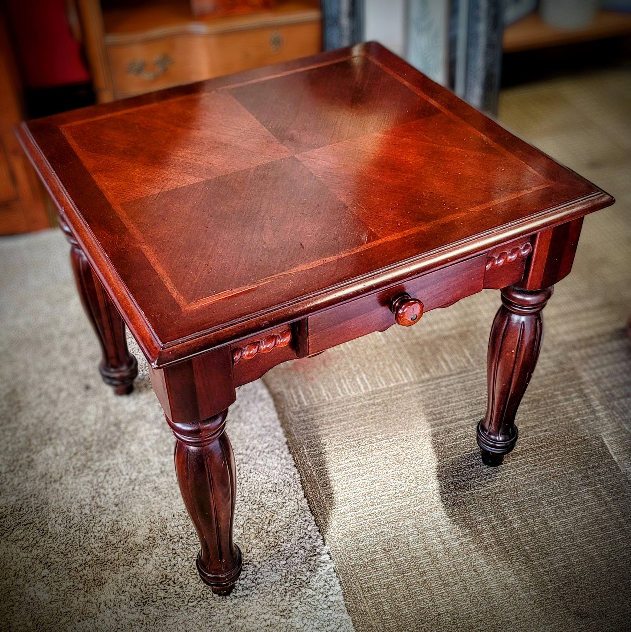 Cherry 3pc Occasional Table set Coffee, End and Sofa