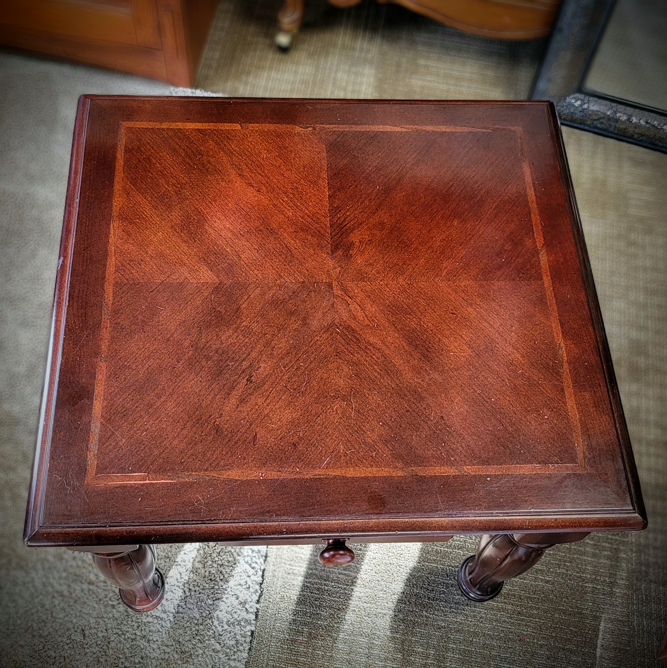 Cherry 3pc Occasional Table set Coffee, End and Sofa