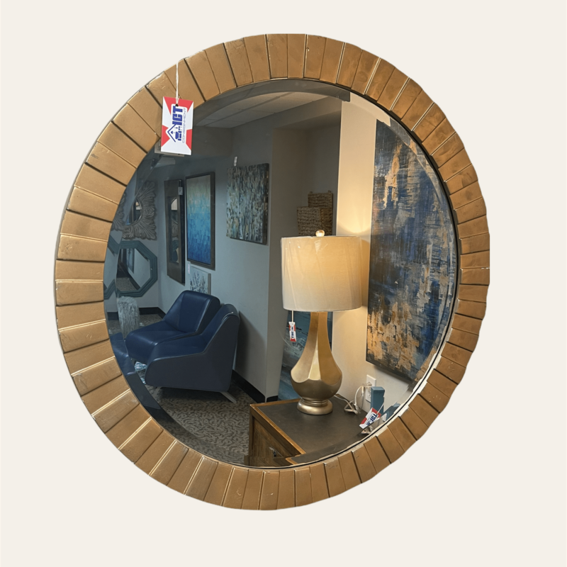 Uttermost Gold Round Mirror