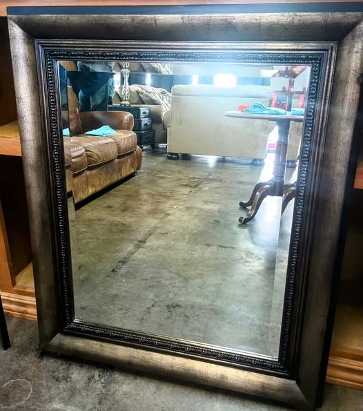 Uttermost Bronze 33x39 Mirror from the G. Huenergardt Collection