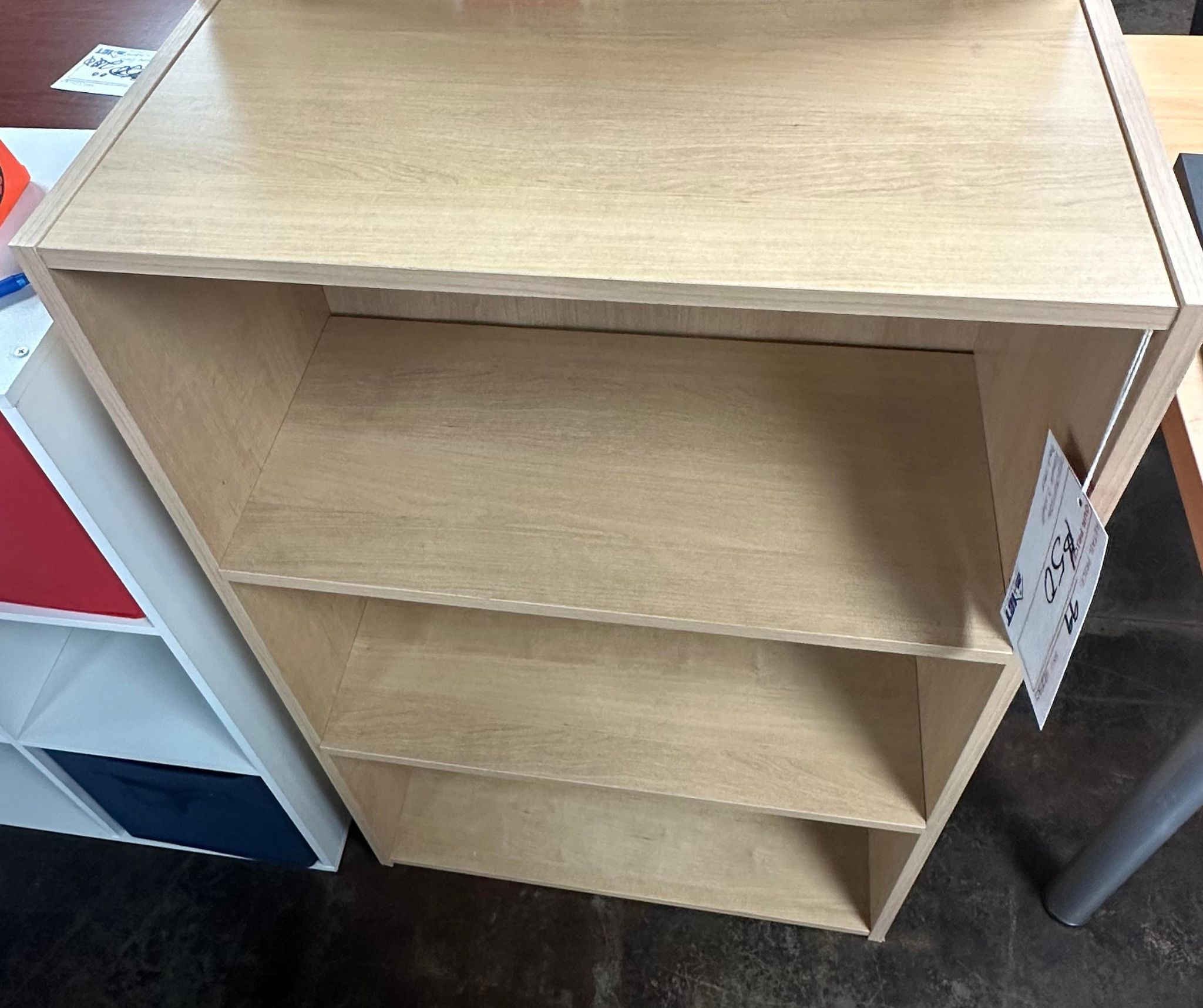 Blonde 3 Adjustable shelf Bookcase