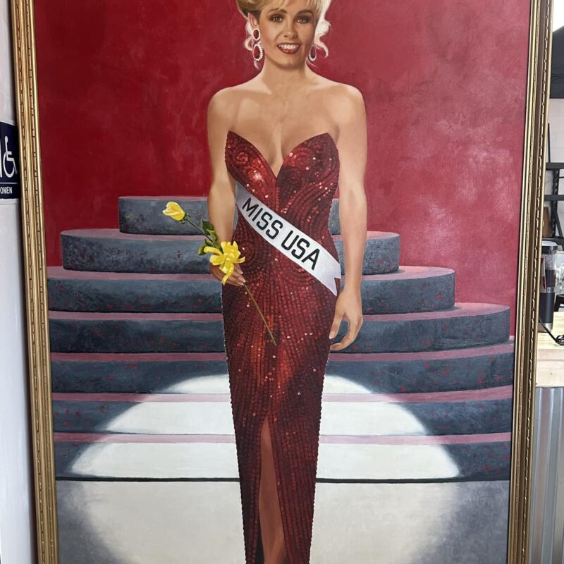 Miss USA 1991 Life size Portrait