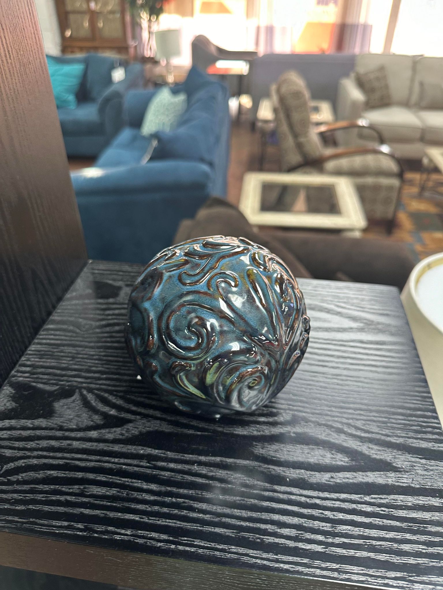 Ceramic Tahitian South Sea Pearl Ball